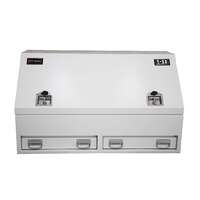  Steel Truck Box, BK Series, with Heavy Duty Ball Bearing Slides, White.