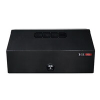 Steel Truck Box, Full Door, WT Locking, 1,500mm Wide, Charcoal.