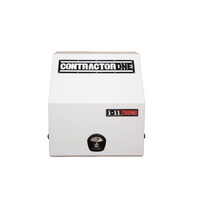 Steel Truck Box, Full Door, WT Locking, 700mm Wide, White.