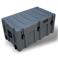 Plastic Case HD Grey with x2 wheels (890mm wide)