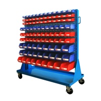 Line Feed Trolley with 198 Bins (1370mm wide) - Heavy Duty