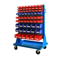 Line Feed Trolley with 132 Bins (970mm wide) - Heavy Duty