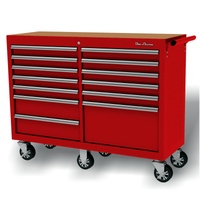 13 Drawer 52" Trolley Red (1309mm wide) - One Eleven