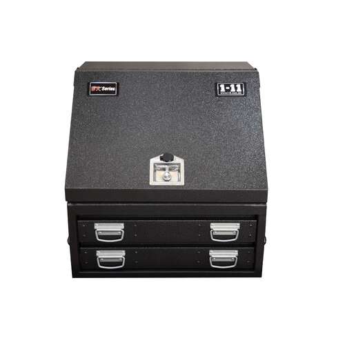 Steel Truck Box BK Series, with Ball Bearing Slides, Charcoal.