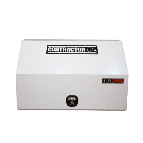   Steel Truck Box Full Door, WT Locking, 1210mm wide, White.