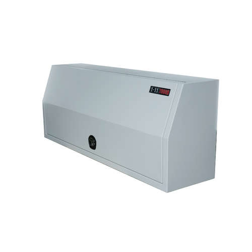 LARGE STEEL TRUCK BOX 2100 MM WIDE WHITE.